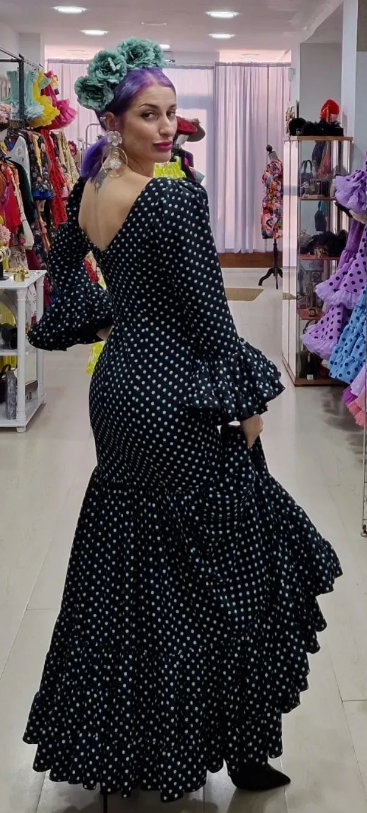 TRAJE DE FLAMENCA - CANASTERO - MARINO