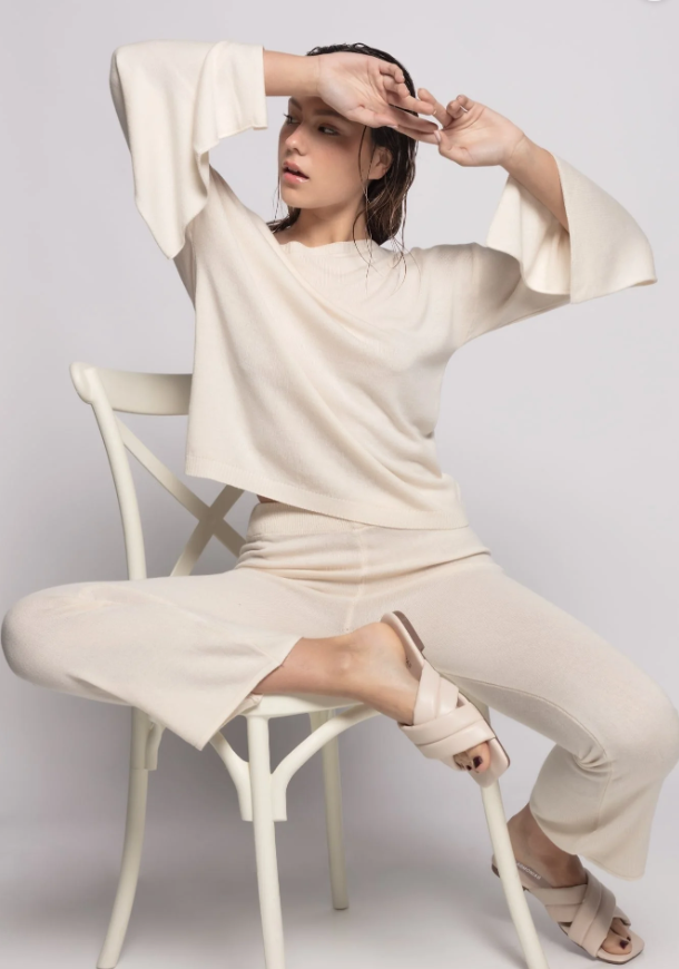 FLARE PANT - BEIGE