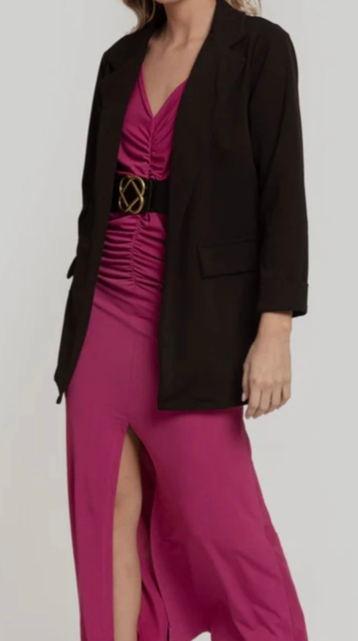 CHAQUETA - ESTILO CLASICO - NEGRO