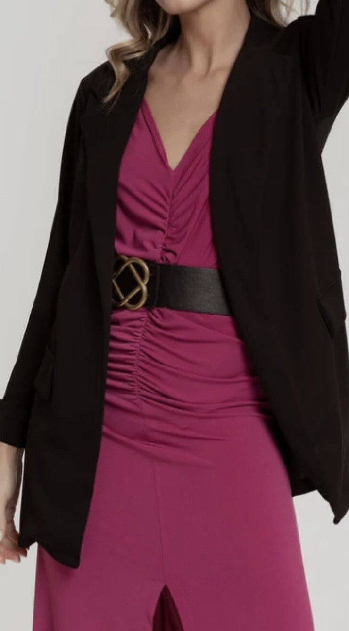CHAQUETA - ESTILO CLASICO - NEGRO