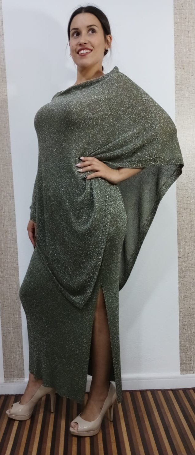 Conjunto lurex - Verde caqui