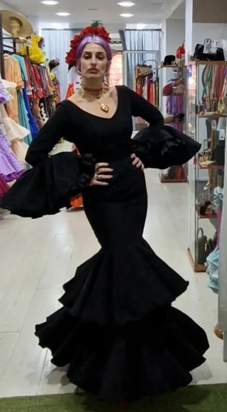 Traje de flamenca Negro